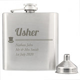 Personalised Usher Hip Flask - Hip Flasks at Gift Moments