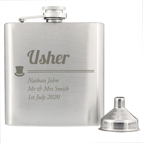 Usher Hip Flask - Gift Moments