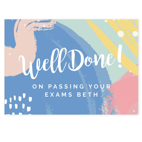 Personalised Well Done! Card - Greeting Cards at Gift Moments