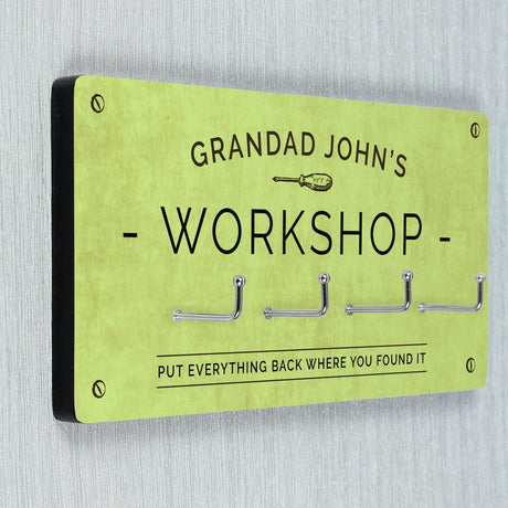 Personalised Workshop Wall Hooks - Signs & Plaques at Gift Moments