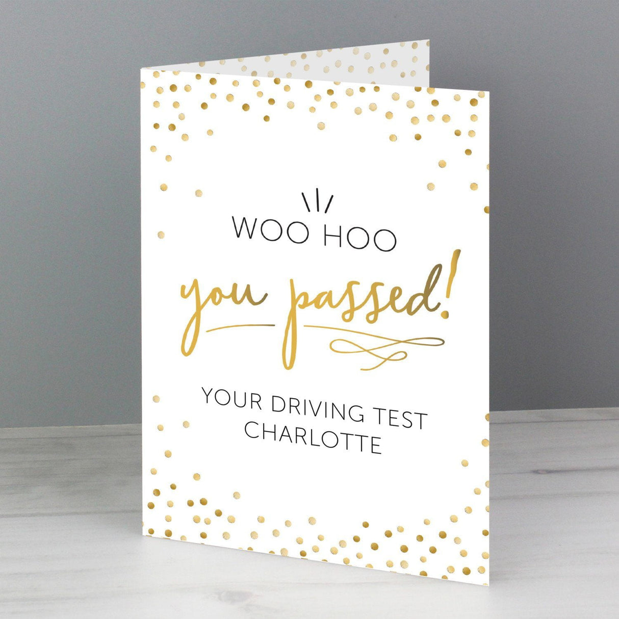 Personalised You Passed! Card - Greeting Cards at Gift Moments