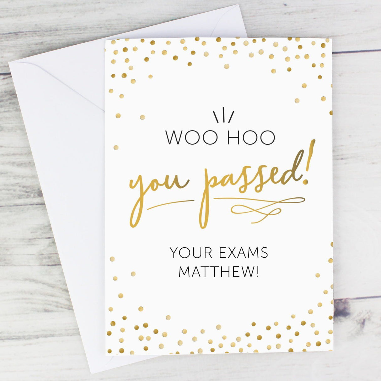 Personalised You Passed! Card - Greeting Cards at Gift Moments