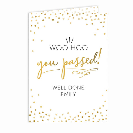 Personalised You Passed! Card - Greeting Cards at Gift Moments