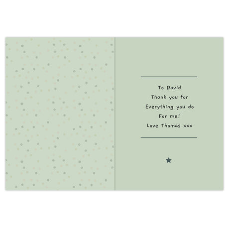 Personalised 'You're Like a Dad to Me' Card - Greeting Cards at Gift Moments